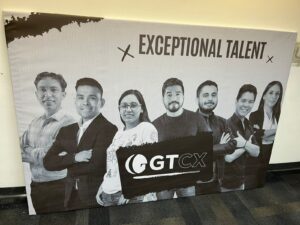 Lona decorativa oficina